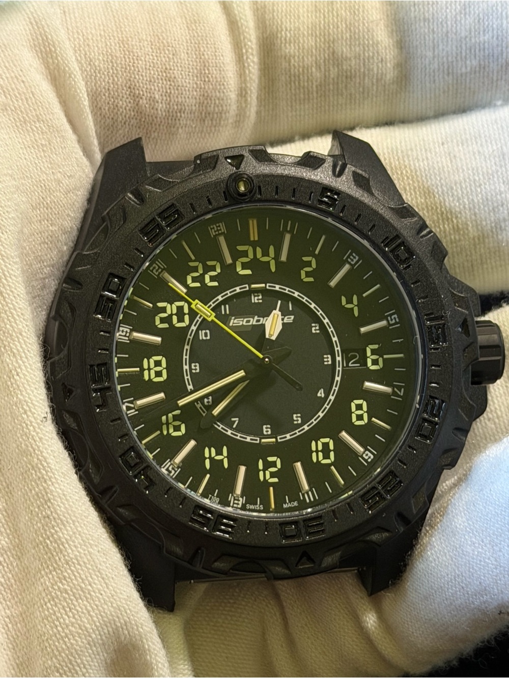 Amourlite Isobrite ISO3010 MIL24 with Two Interchangeable Watch Bands